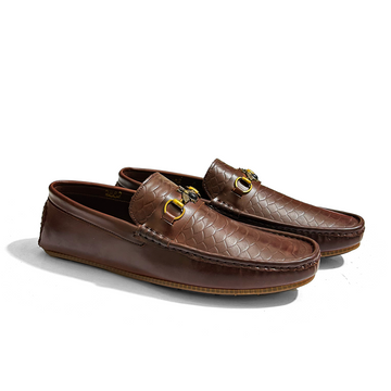 BROWN BEE LOAFERS