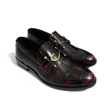 DOUBLE TONE TEXTURED SLIP-ONS