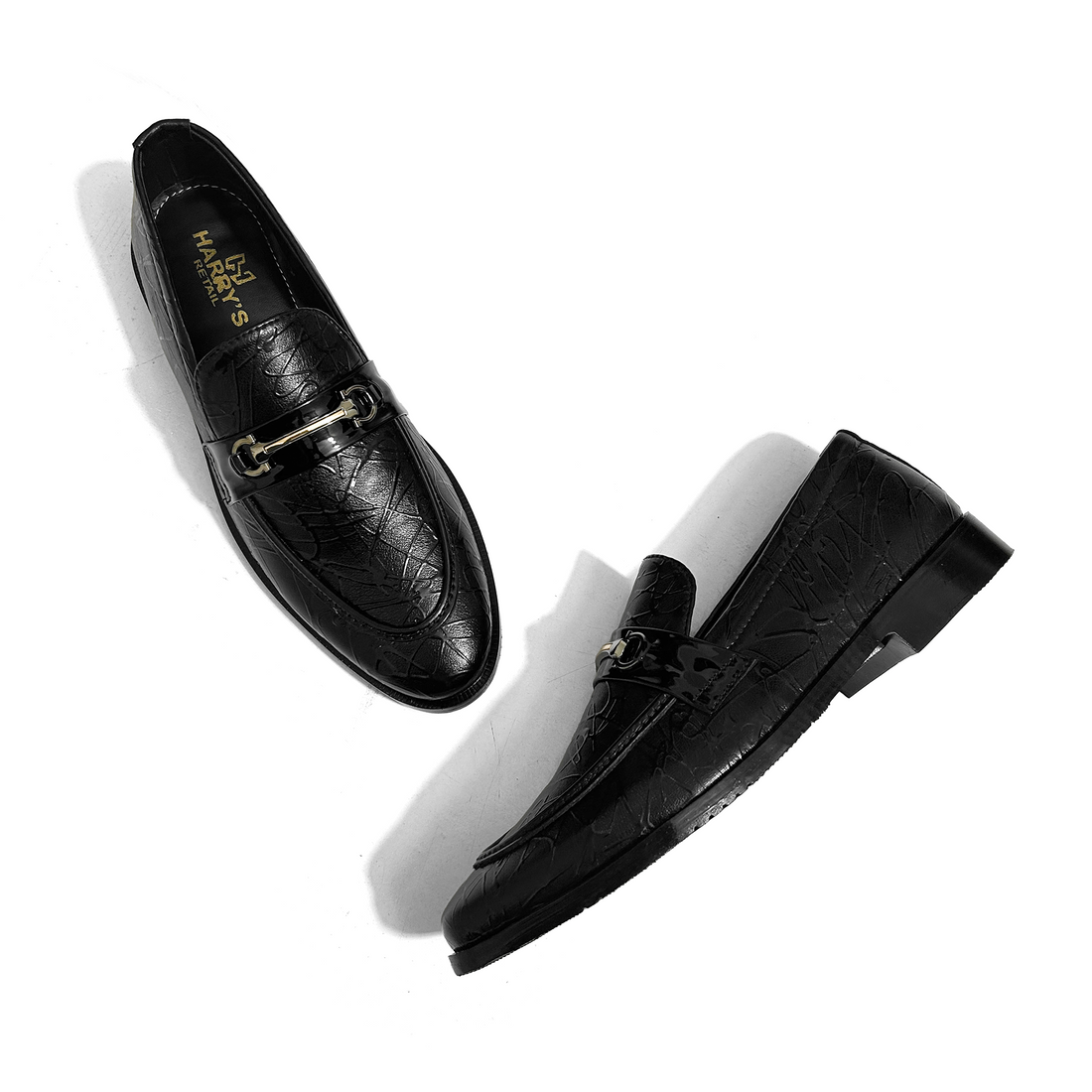 TEXTURED STRIPES BLACK