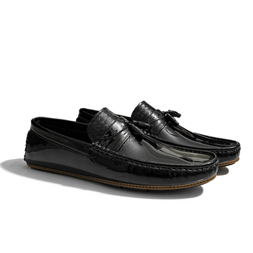 TASSEL BLACK LOAFERS