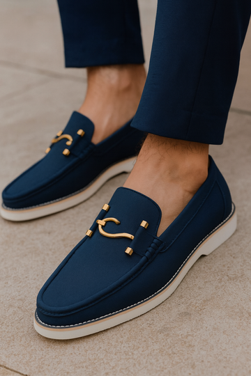 BLUE S CHUNKY LOAFERS