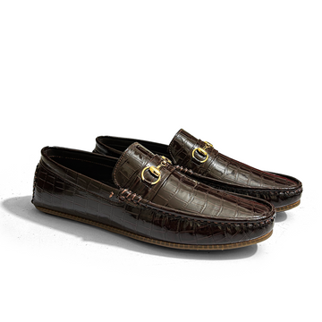 TWO TONE TEXTURED LOAFERS