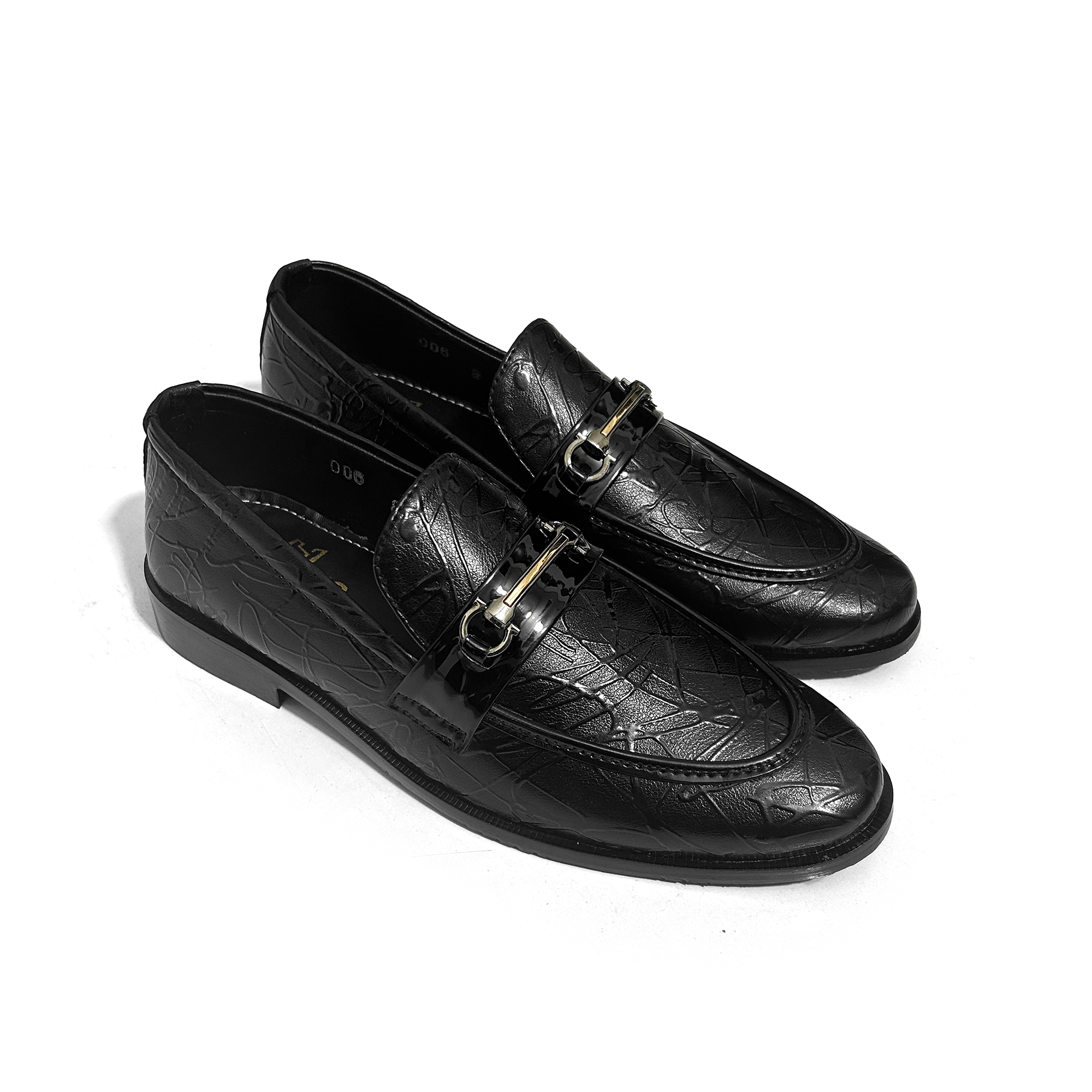 TEXTURED STRIPES BLACK
