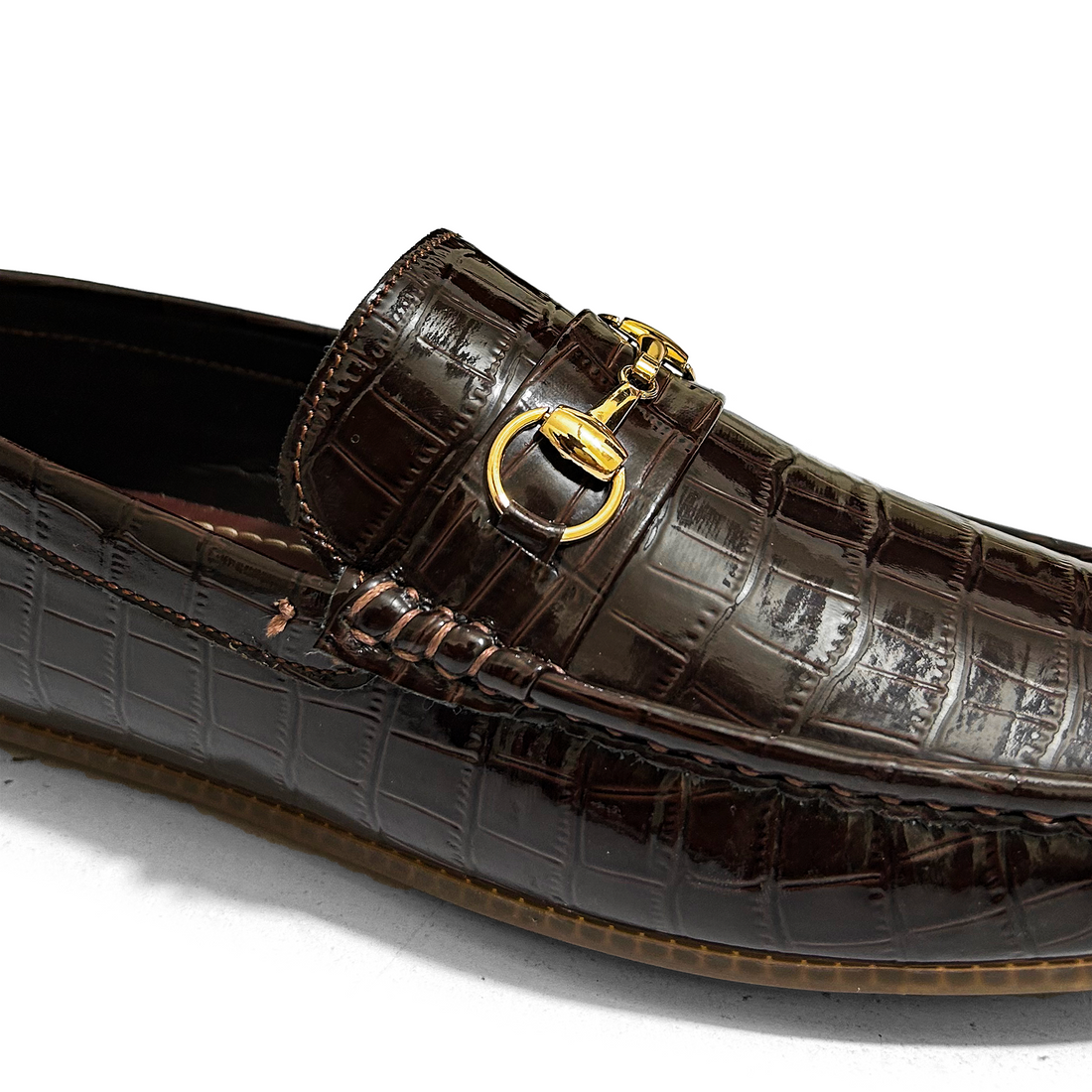 TWO TONE TEXTURED LOAFERS