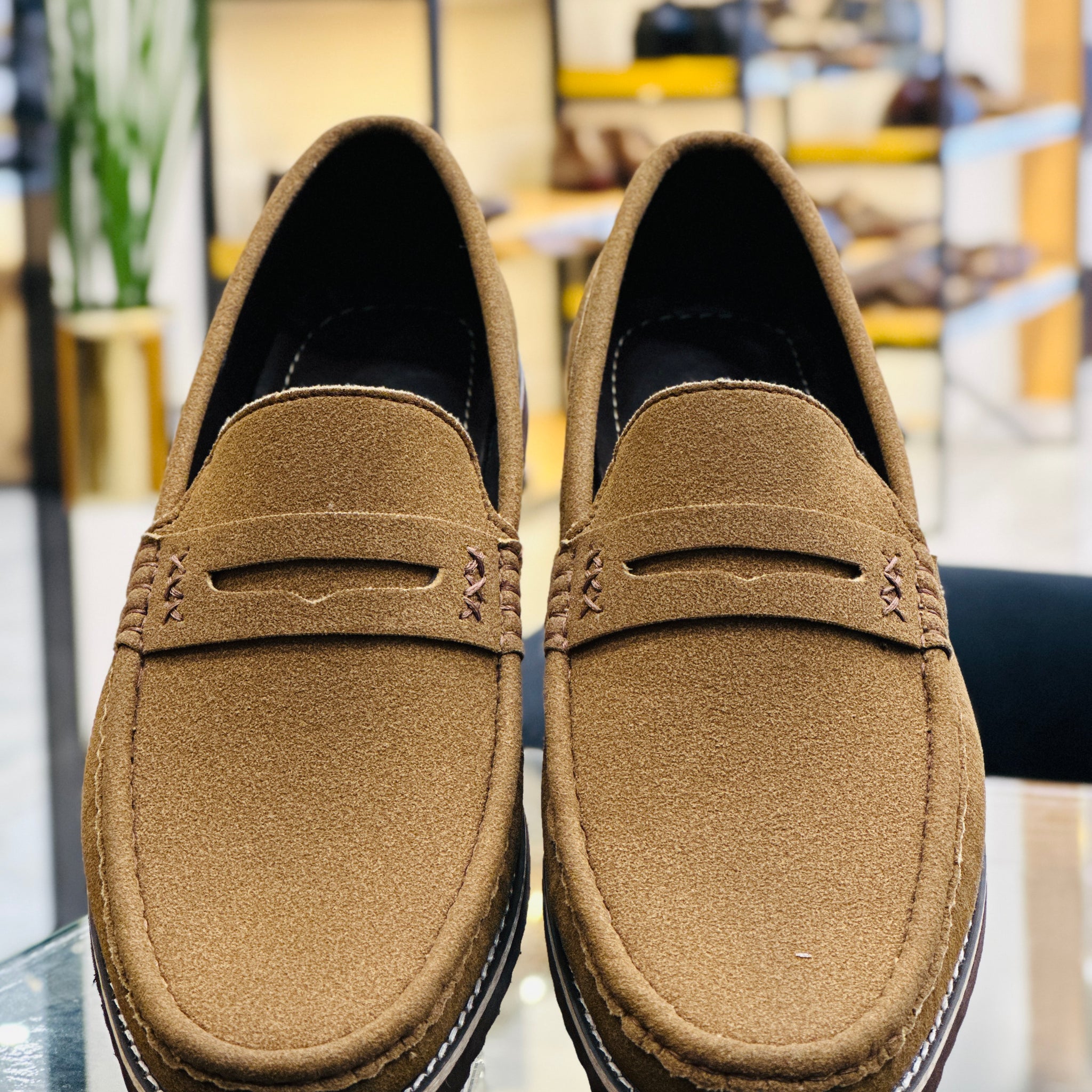 SKIN WITHOUT BUCKEL CHUNKY LOAFERS