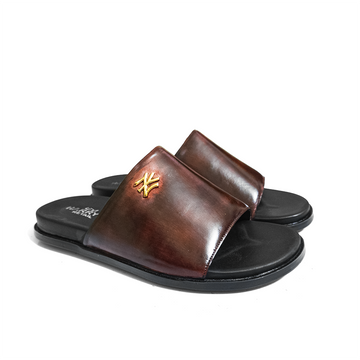 FORMAL BROWN SLIPPERS