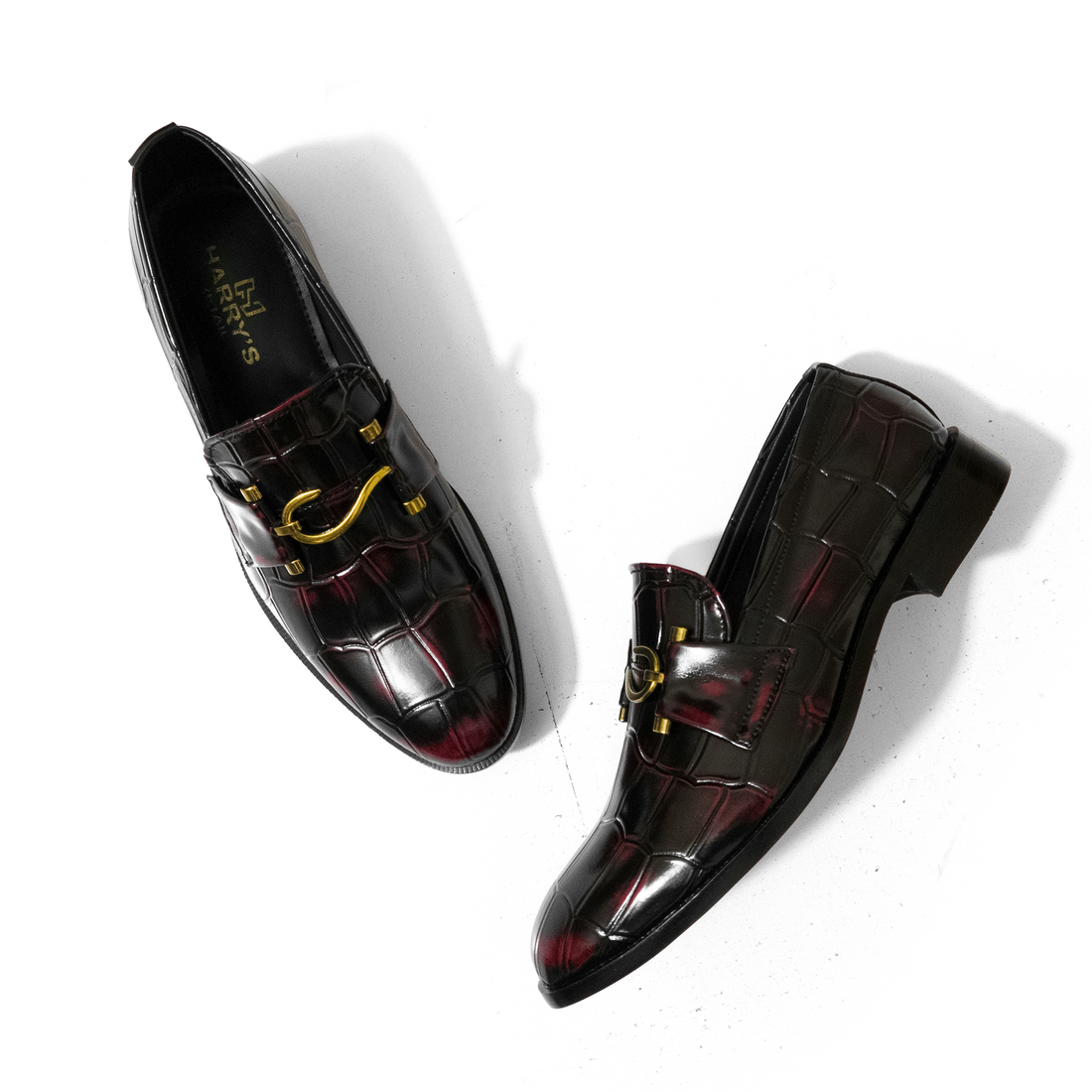 DOUBLE TONE TEXTURED SLIP-ONS