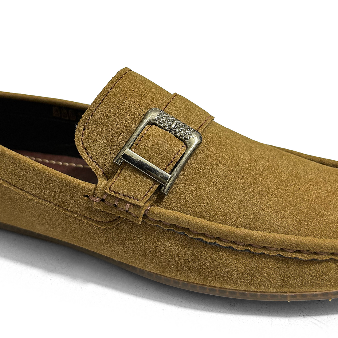 SUEDE SINGLE MONK LOAFERS