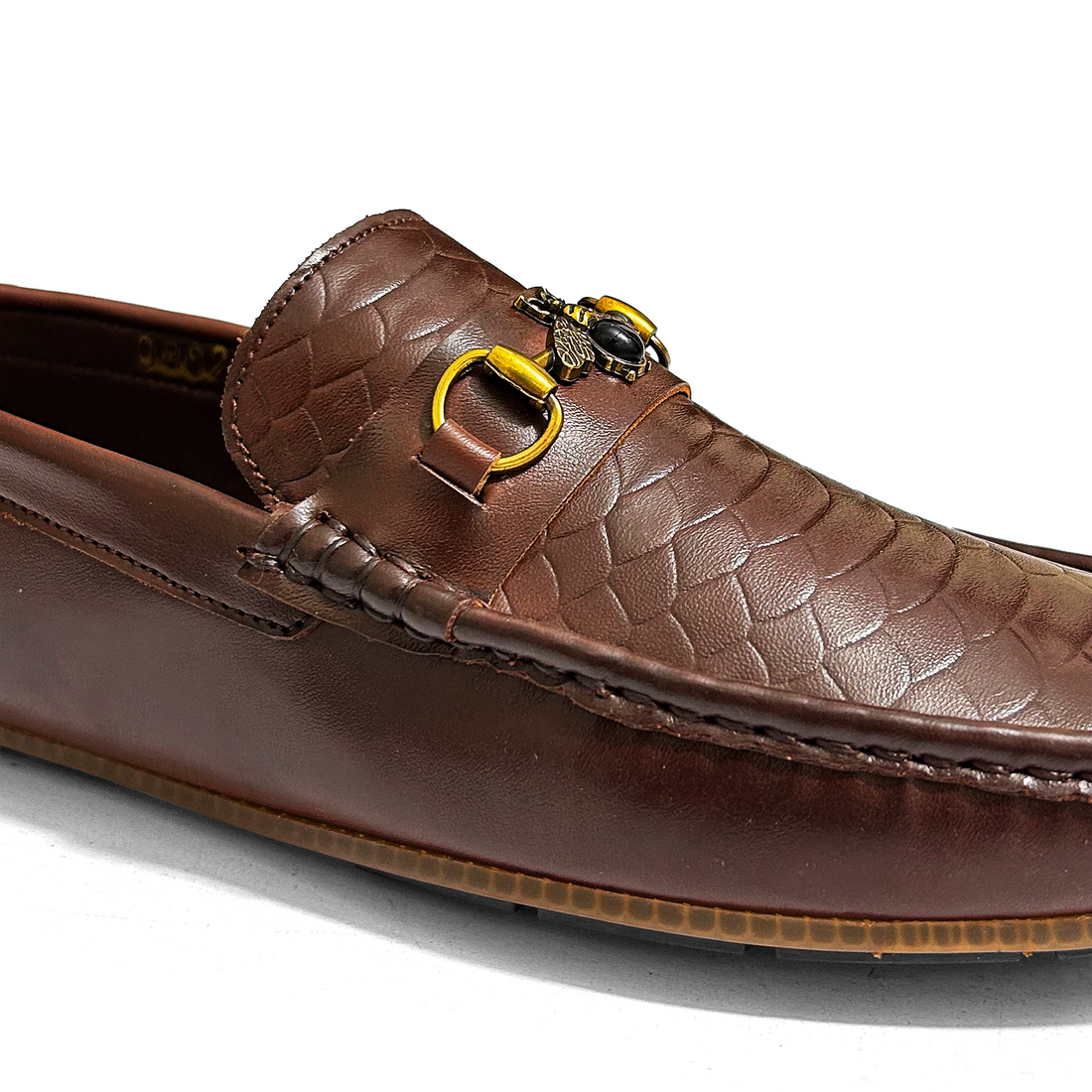 BROWN BEE LOAFERS