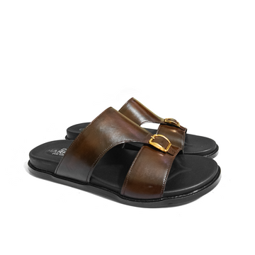 BIT BROWN SLIPPERS