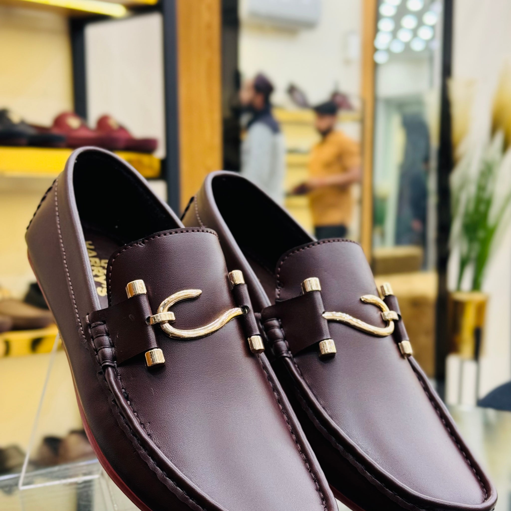 S BROWN LOAFERS