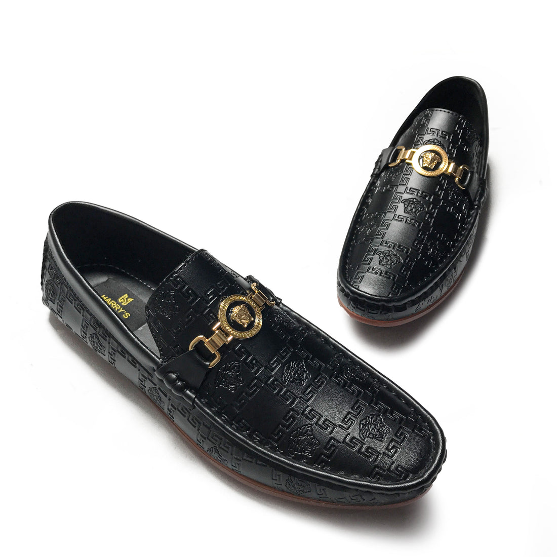 DL - VER-SACE BLACK LOAFERS