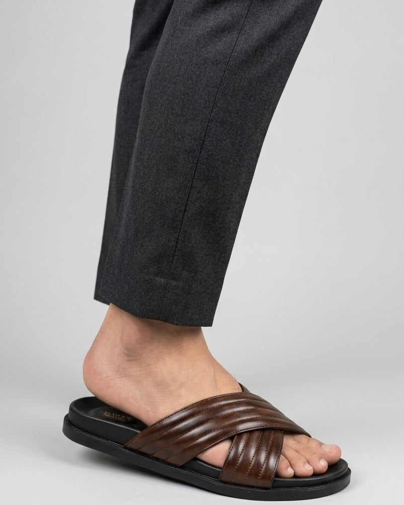 BROWN CLASSIC SLIPPERS