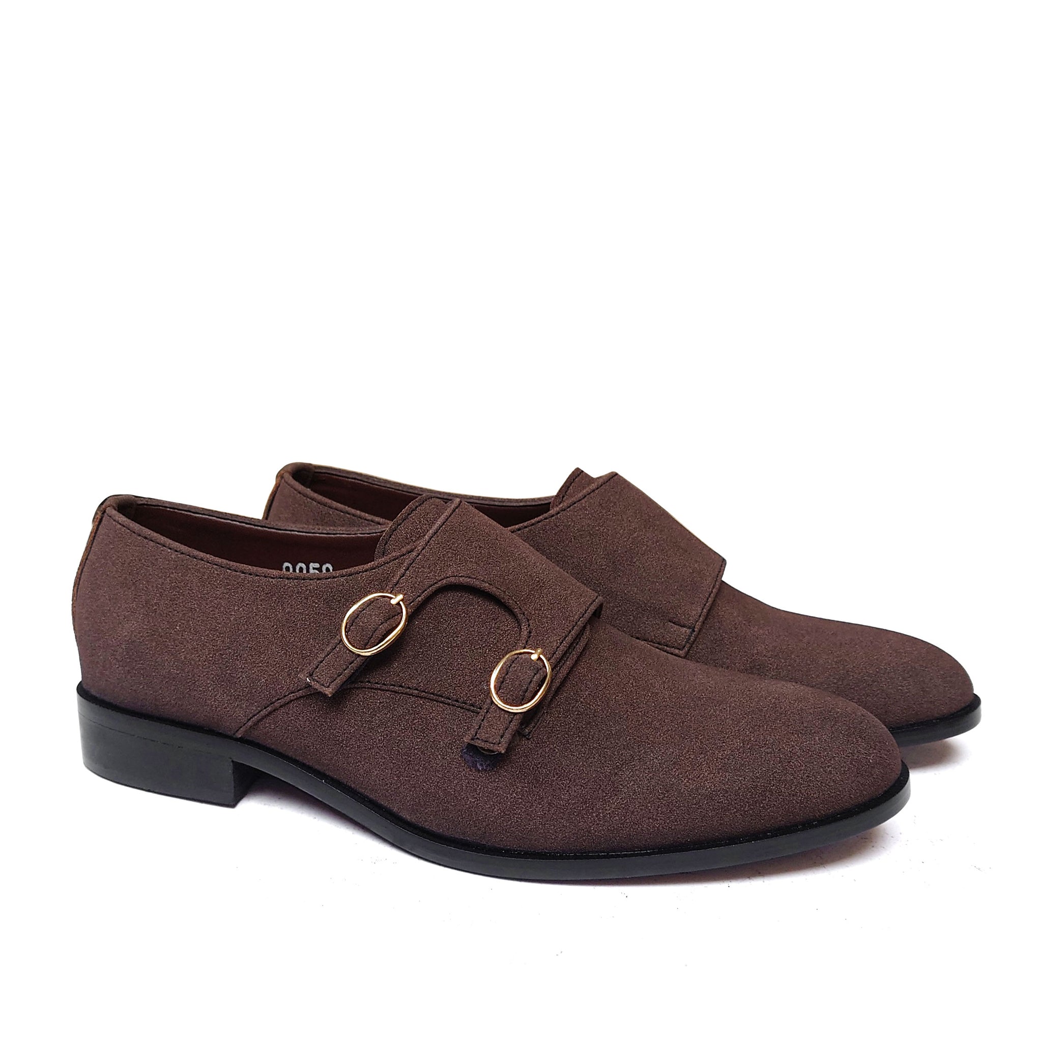 DOUBLE MONK SUEDE BROWN 5083