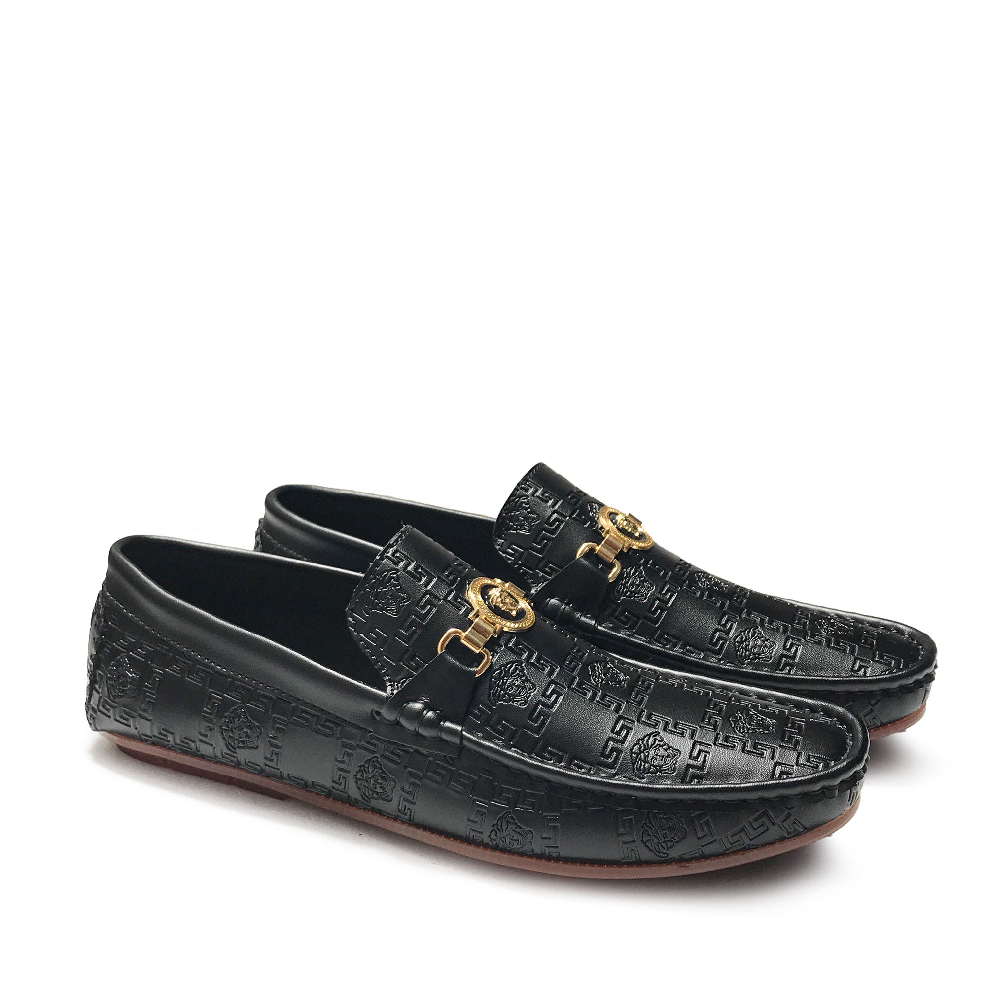 DL - VER-SACE BLACK LOAFERS