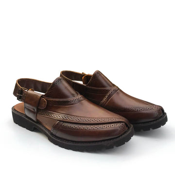 DOUBLE TONE MEN PESHAWARI CHAPPAL 781